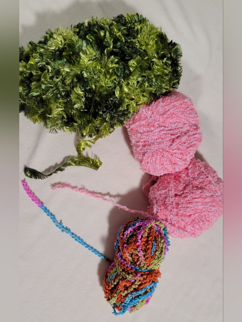 Fun Yarn Craft Bundle – Pink, Green & Multi
